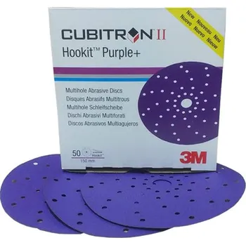 Brusný kotouč 3M Cubitron™ II brusný kotouč (fialový), suchý zip, P240