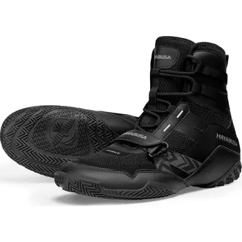 Boxerská obuv Boxerské boty Hayabusa Strike - černé