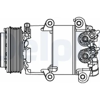 Kompresor klimatizace Kompresor, klimatizace DELPHI CS20466