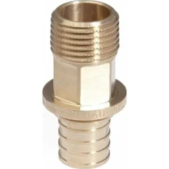 rozdělovač topení Rehau RAUTITAN RX+ přechod 25-R1/2", s vnějším závitem, voda, topení, bronz