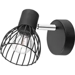 Nova Luce Bodové svítidlo FIUMICINO matný černý kov E14 1x5W