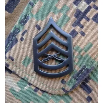 Armda U.S. Odznak hodnostní USMC - GySgt. - ČERNÝ pár