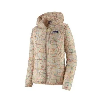 Dámská větrovka Patagonia Houdini Jacket Women Lose Yourself Outline: Pumice béžová M