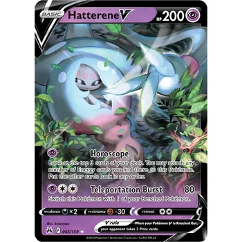 Volný čas Pokémon Hatterene V 065/159 - Crown Zenith