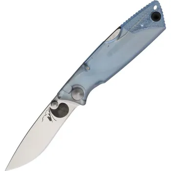 Bojový nůž Ontario Knife Company Nůž zavírací WRAITH Ice Series hladké ostří MODRÝ