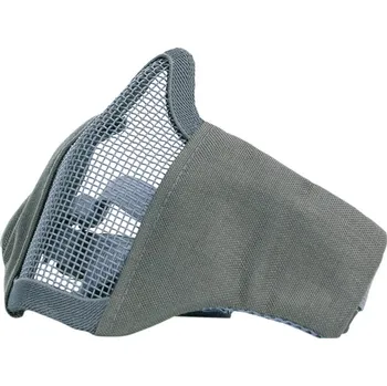 101INC Maska AIRSOFT polstrovaná s mřížkou ŠEDÁ