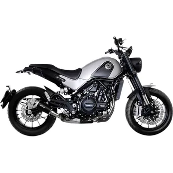 Zavazadlo na motocykl Výfuk Benelli Leoncino, Trail 500 (17-24) LeoVince LV-10 Black