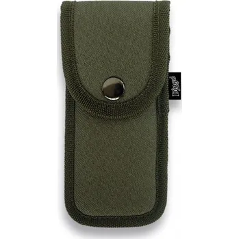 Pouzdro na nůž Albainox Pouzdro DINGO na zavírací nůž s drukem ZELENÉ