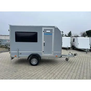 Přívěs k motorovému vozidlu TOMPLAN Skříňový přívěs TFDS 300.00 1300kg zadní dveře