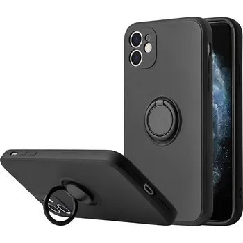 Pouzdro na mobilní telefon Vennus Silicone Ring iPhone 13 Pro Černé
