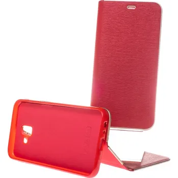 Pouzdro na mobilní telefon Pouzdro Vennus Book Samsung J6+ 2018 J610 Červené