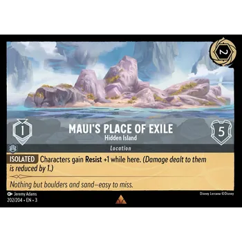 Karetní hra Maui´s Place of Exile 202/204 - Into the Inklands Typ karty: Foil