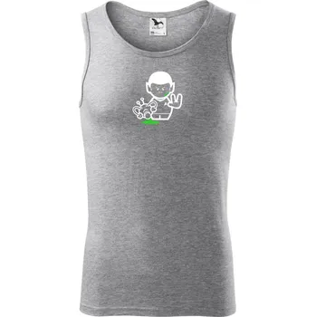 ST - postava - Tílko pánské Core - XL ( Tmavě šedý melír )