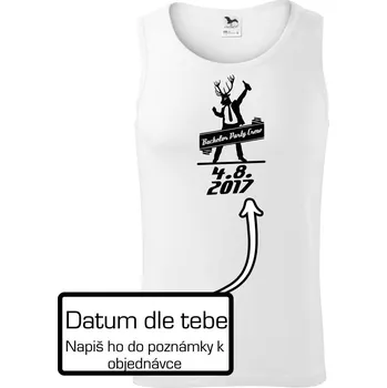 Bachelor Crew - Tílko pánské Core - M ( Bílá )