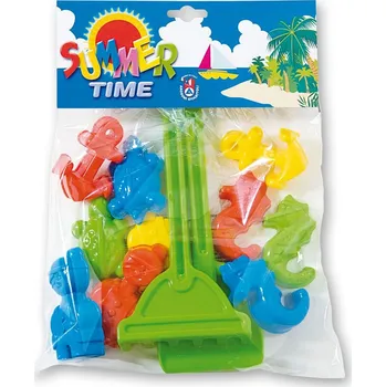 Hračka na písek Androni Tvořítka na písek 10 kusů - mořský svět + lopatky a hrabičky