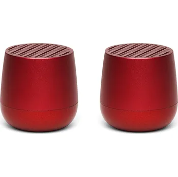 Radiomagnetofon Lexon, Reproduktory Twin Mino+ hliníkové červené 2 ks - Formadore