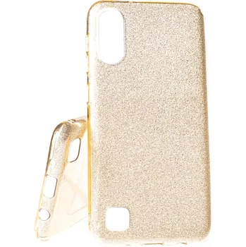 Pouzdro na mobilní telefon Pouzdro Shine Case pro Samsung Galaxy A10 A105 Zlaté