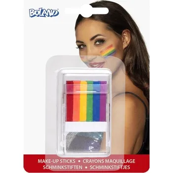 Karnevalový kostým Make-up sada - Rainbow