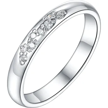 Prsten Olivie Snubní stříbrný prsten SPŘÍZNĚNÍ 8585 Velikost prstenů: 7 (EU: 54-56), Pohlaví: Dámské Ag 925; ≤2,0 g.