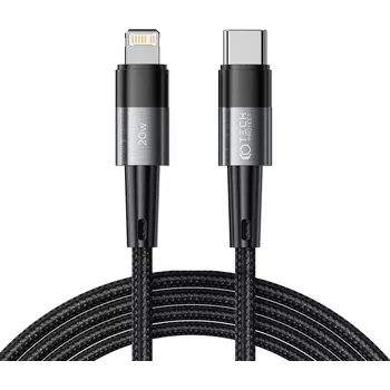 Datový kabel Kabel Tech-Protect UltraBoost YJ-0012 USB-C na Lightning PD20W/3A 2m černý/šedý