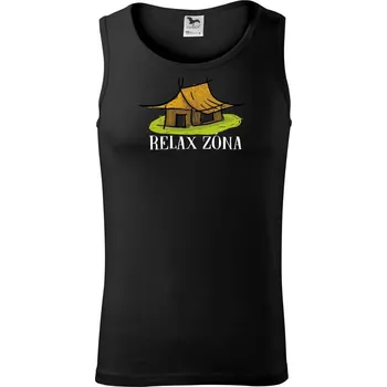 Relax zóna chalupa - Tílko pánské Core - L ( Černá )