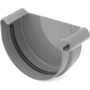 okap Covernit Plastové čelo žlabu PVC 100 mm antracit pravé