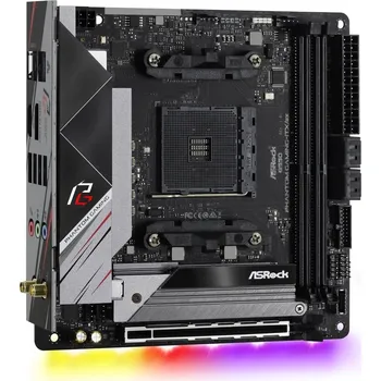 Základní deska ASRock B550 Phantom Gaming-ITX/ax Základní deska, AMD B550, AM4, 2x DDR4 DIMM (max. 64GB), Wi-Fi, 2x M.2, HDMI, DisplayPort, USB typ C, Mini-ITX B550 Phantom Gaming-ITX/ax