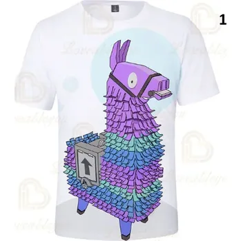 Dívčí tričko Dětské triko s motivem FORTNITE Barva: 1, Velikost: 130/6-7 let