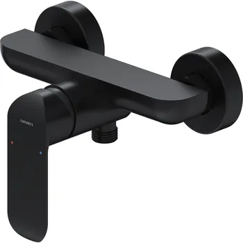 Vodovodní baterie Omnires Sacramento sprchová baterie nastěnná černá SC2340BL