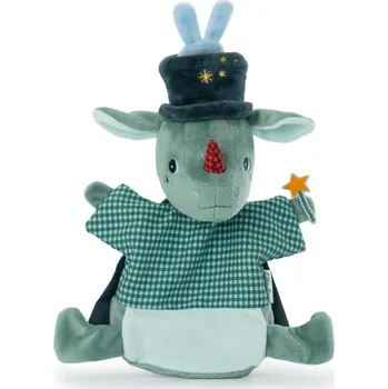 plyšák Lilliputiens - maňásek na ruku - kouzelník dráček Joe