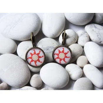 Náušnice Náušnice &nbsp;Jarilo Slunce Povrch: Bronz, Průměr náušnice: 15