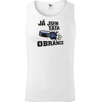 Já jsem táta obránce / Já jsem máma obránce (hokej) - Tílko pánské Core - S ( Bílá )