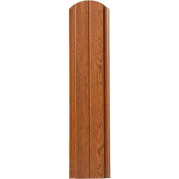 Plotovka Covernit Plechová plotovka Spazio oblá zlatý dub 100 x 11,5 x 0,9 cm