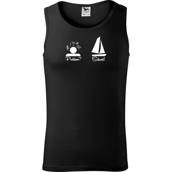 Pánské termoprádlo Problem solved - plachetnice - Tílko pánské Core - S ( Černá )