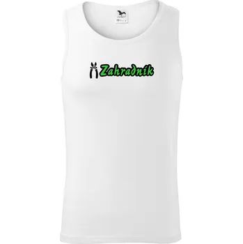 Zahradník - nůžky - Tílko pánské Core - M ( Bílá )