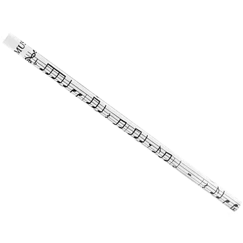 Grafitová tužka Obyčejná tužka - Notová osnova s notami - Bílá