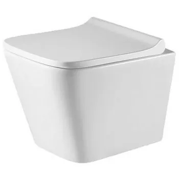 Klozet Závěsné WC Kvadrato se sedátkem bílé