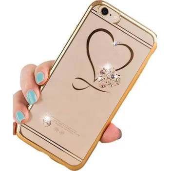 Pouzdro na mobilní telefon Pouzdro Diamonds TPU Xiaomi Redmi 5 Plus Srdce