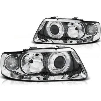 Přední světlomet PŘEDNÍ SVĚTLA AUDI A3, 2000-2003, ČIRÉ, CHROM (LPAU07)