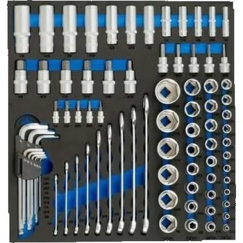 Velká profesionální sada klíčů, 81ks vložka do dílenského vozíku Condor