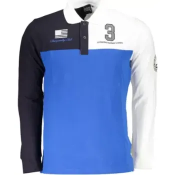 Pánské tričko U.S. Grand Polo USP-656 tričko modré