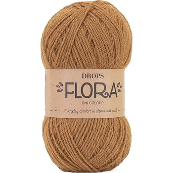 Příze Příze DROPS Flora uni colour 25 - karamel