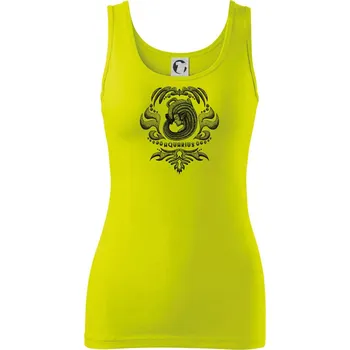 Dámské tričko Aquarius - vintage - Dámské tílko - S ( Limetková )