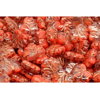 Korálek Korálky lístek č.3383 (13x11mm)