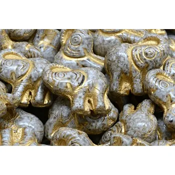 Korálek Korálky slon č.3160 (20x21mm)