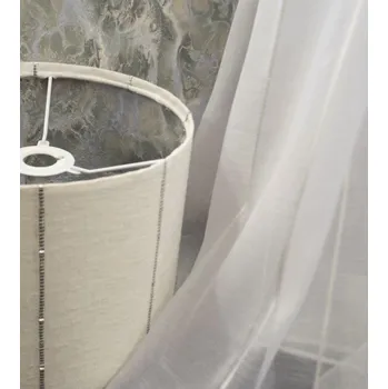 Bílé stínidlo lampy, průměr 25 cm