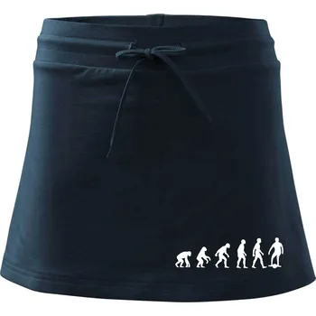 Dámská sukně Evoluce onewheel - Sportovní sukně - two in one - XL ( Námořní modrá (velmi tmavá - téměř černá) )
