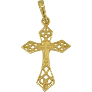 Přívěsek sZlato.cz 3509 Zlatý přívěs kříž 0,75g