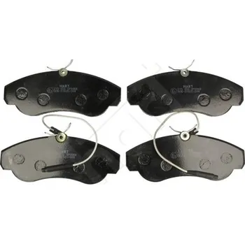 Brzdová destička Sada brzdových destiček, kotoučová brzda HART 215 926