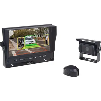 Kamera do auta AHD kamerový set s monitorem 7", kamerou s detekcí pohybu